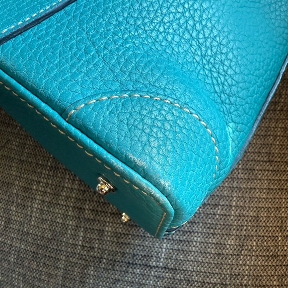 Dooney & Bourke Tiffany Blue Satchel - Picture 10 of 12